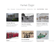 Tablet Screenshot of ferhatozgur.com